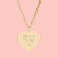 Engravable Hidden Message Heart Necklace - Secret Wing Locket Jewelry