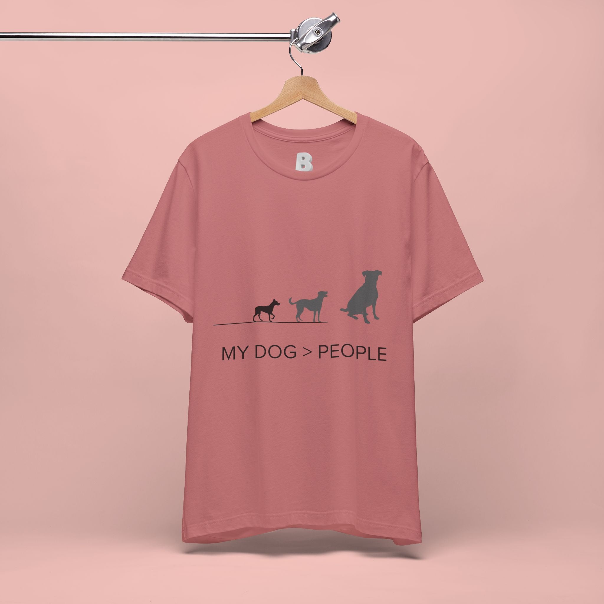 My Dog > People T-Shirt — Funny Dog Lover Tee