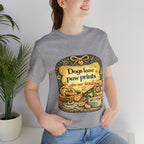 Dogs Leave Paw Prints Tee – Vintage Pet Lover T‑Shirt