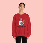 Crewneck Sweatshirt — “Marry the Man Who Loves Your Dog” Cute Pet Lover Graphic