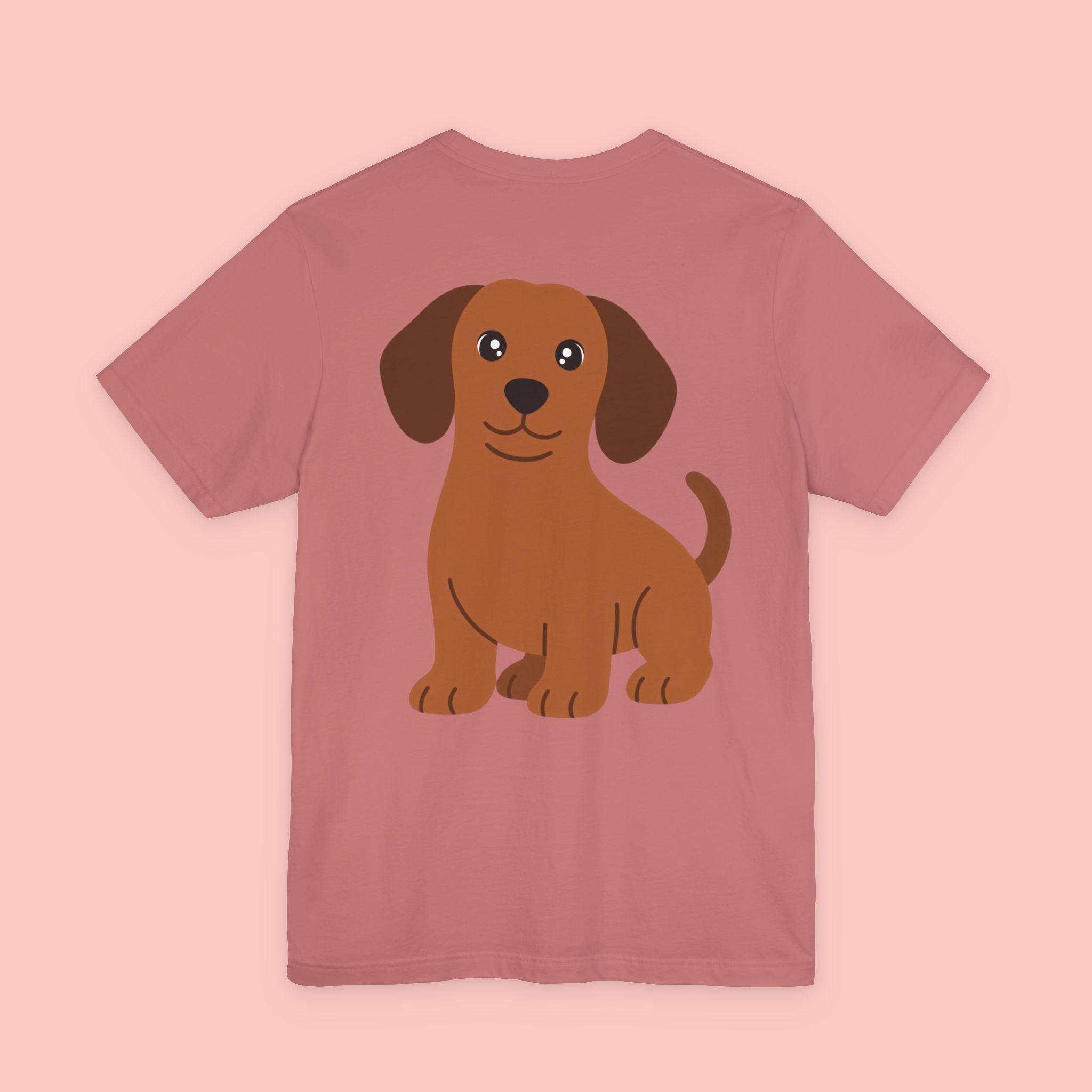 Dachshund Graphic Tee - Cute Brown Sausage Dog T-Shirt