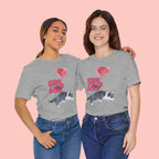 Kiss Your Dog T-Shirt — Cute Corgi with Heart Balloon Pet Lover Tee