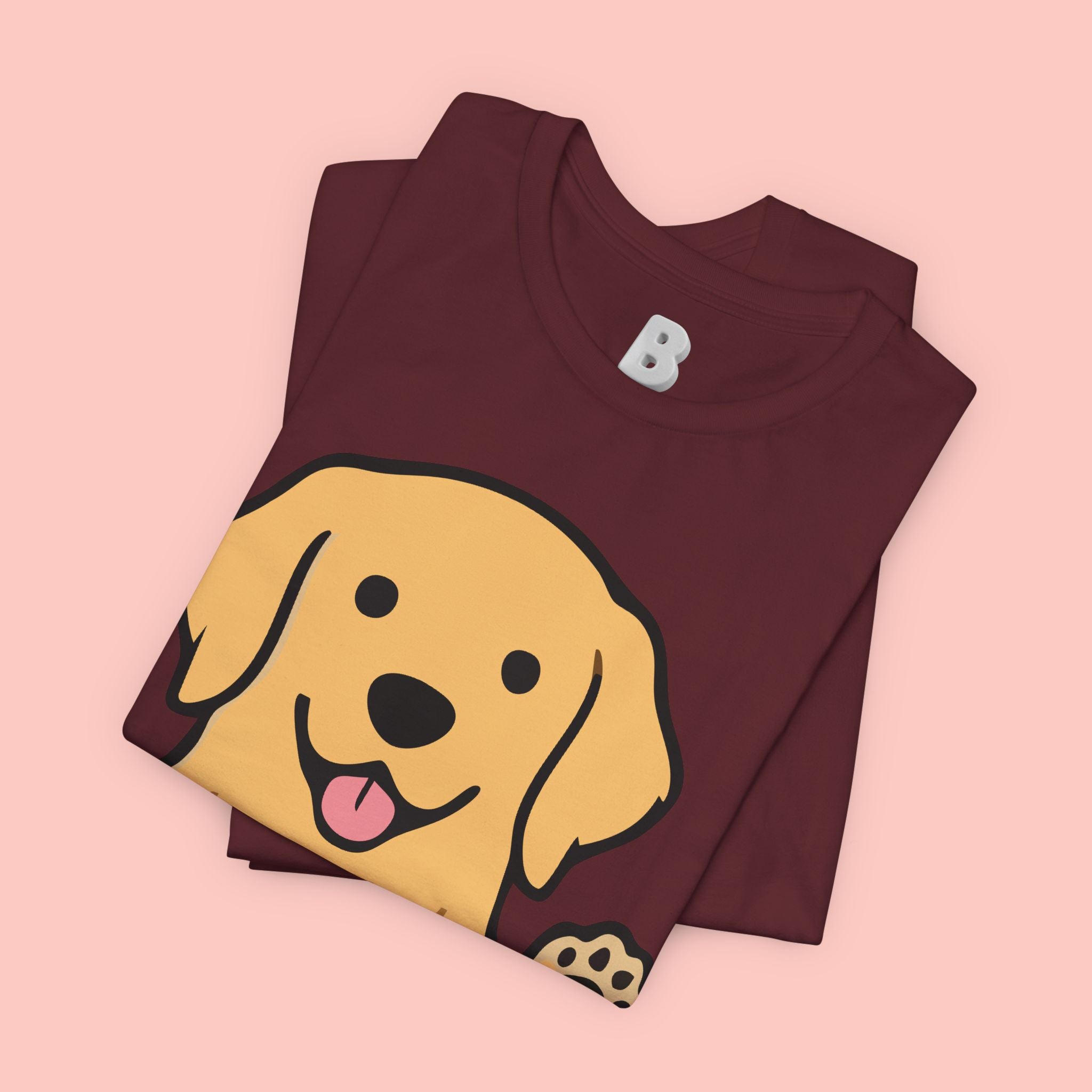 Love Your Dog Tee — Cute Golden Retriever Graphic T-Shirt
