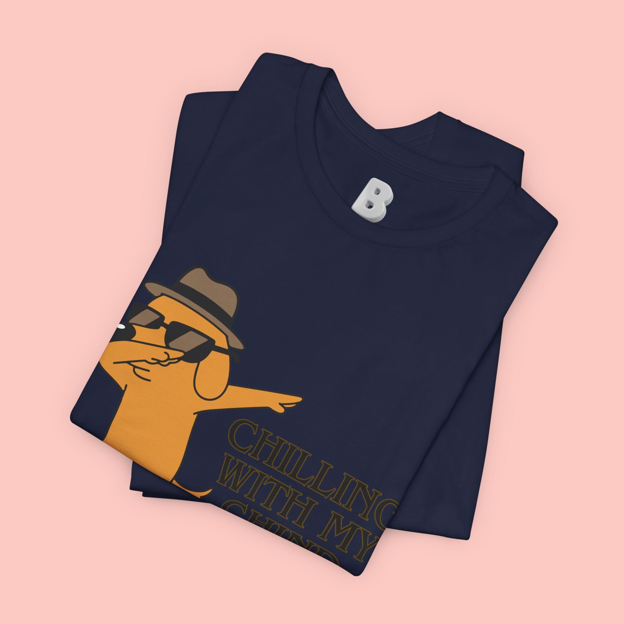Chilling With My Chind T-Shirt — Funny Dabbing Cat Graphic Tee
