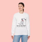 Are You Dog Mom? Cute Dalmatian Crewneck Sweatshirt for Dog Lovers