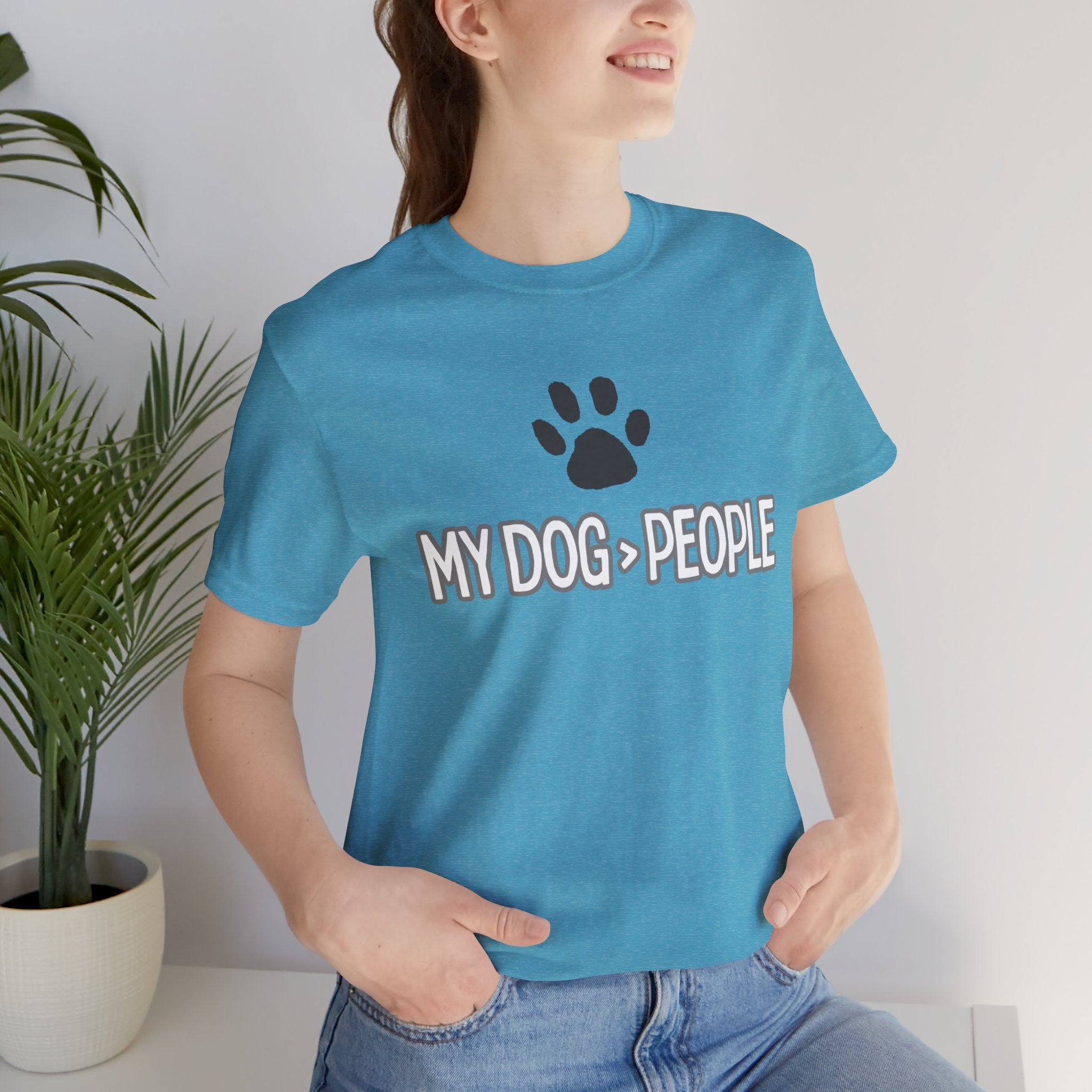 My Dog People T-Shirt — Dog Paw Graphic Tee for Dog Lovers