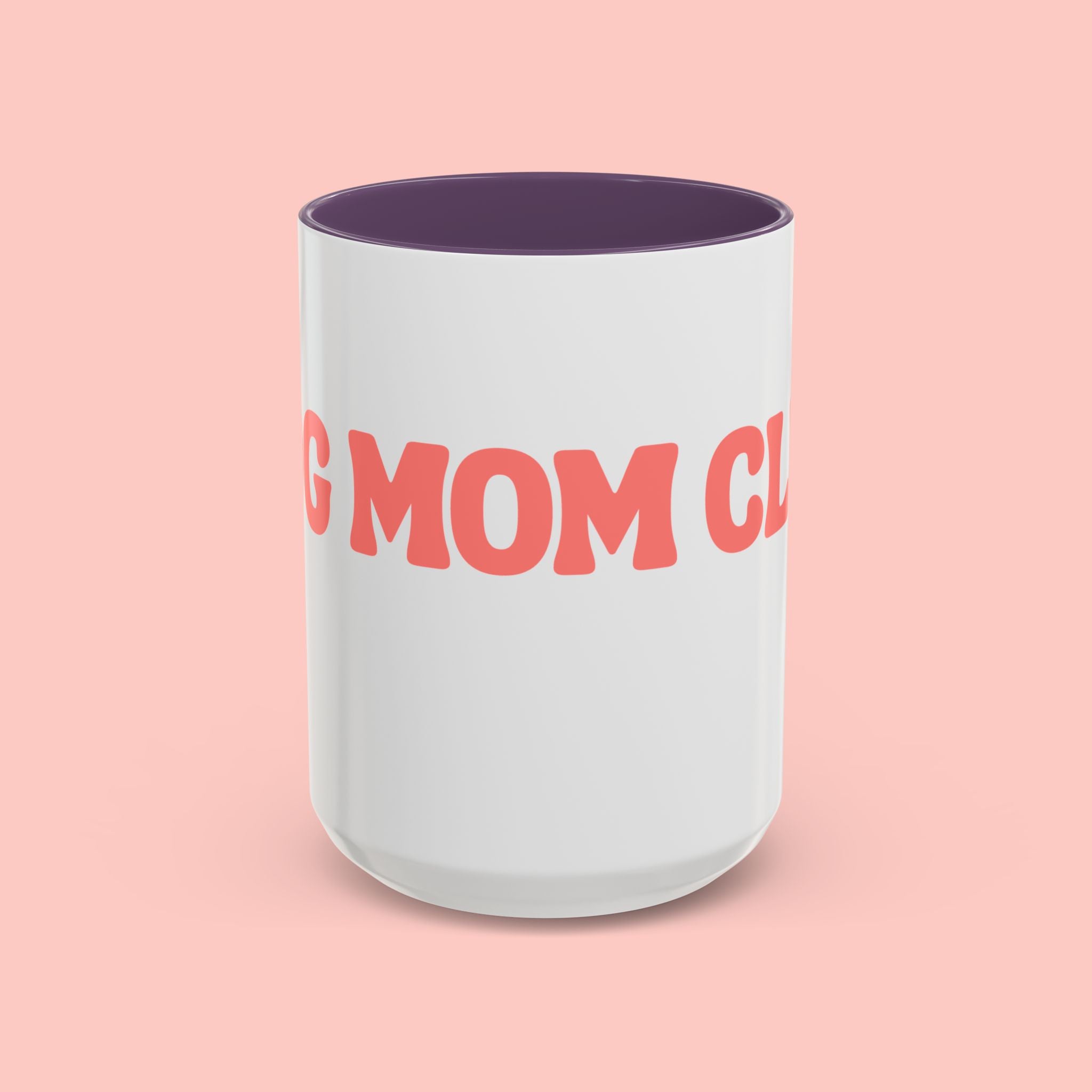 Mom Club Coffee Mug — Cute Paw Print Accent Mug for Dog Moms (11/15 oz)