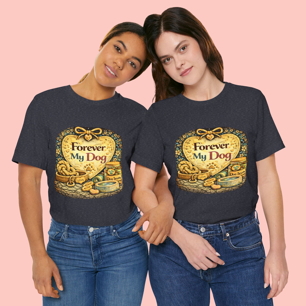 Dog T-Shirt — "Forever My Dog" Vintage Pet Lovers Tee