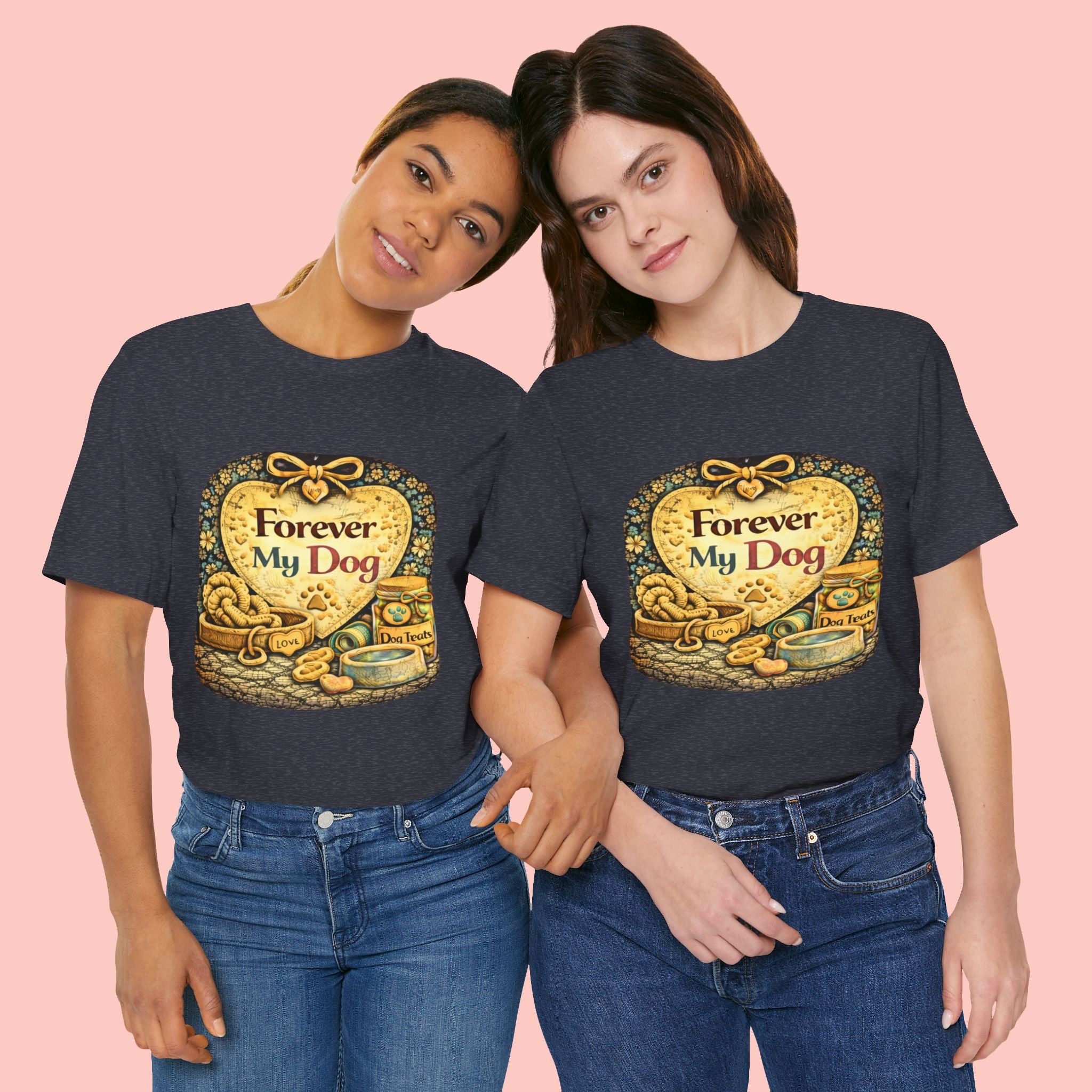 Dog T-Shirt — "Forever My Dog" Vintage Pet Lovers Tee
