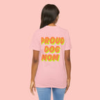 Proud Dog Mom T-Shirt — Bold Retro Text Tee for Dog Lovers