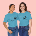 Two Paws, One Mom T-Shirt – Cute Dog Mom Paw Print Tee