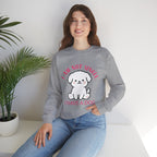 Dog Lover Crewneck Sweatshirt — “I Am Not Single I Have a Dog” Cute Puppy Pullover