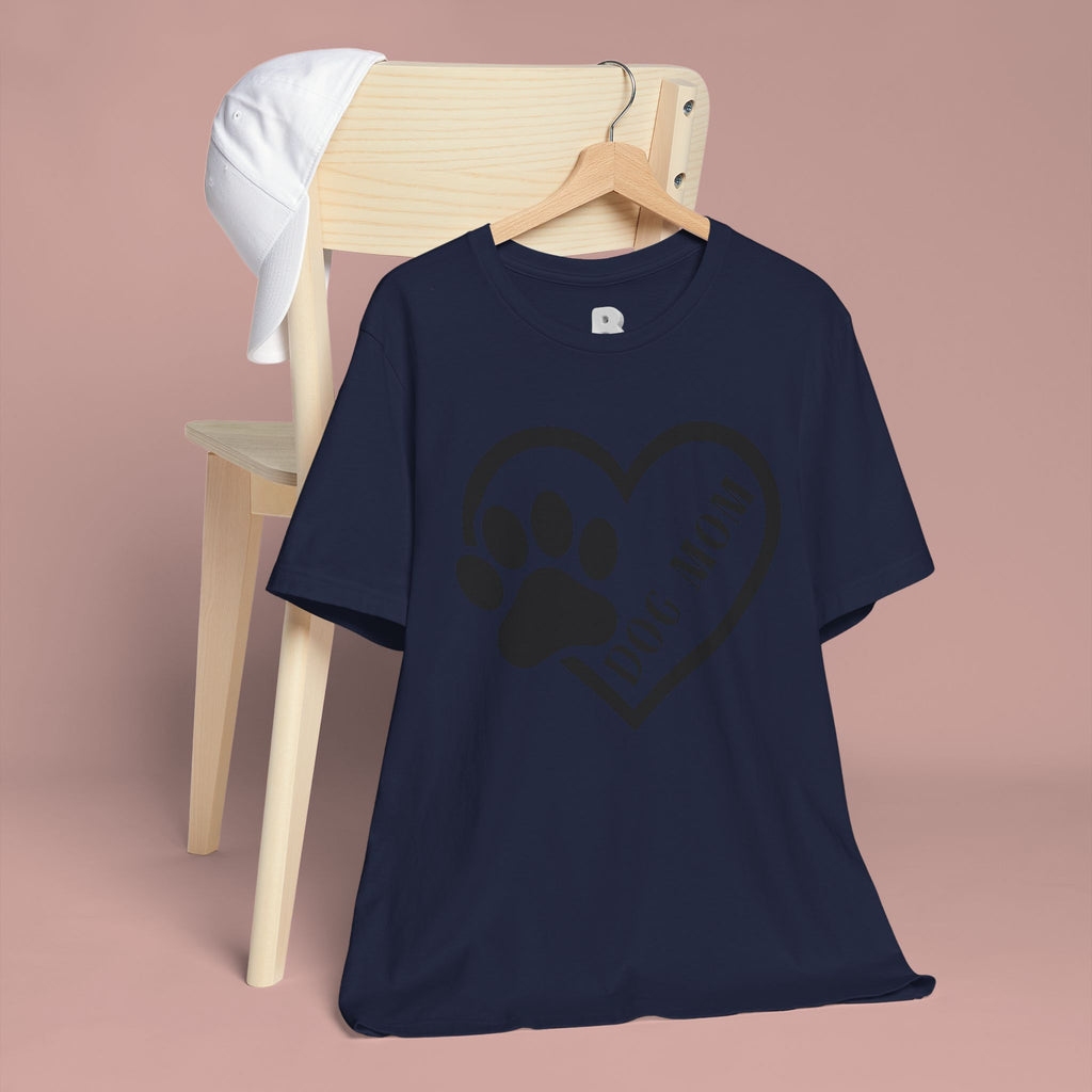 Dog Mom Heart Paw T-Shirt