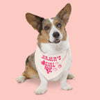 Pet Bandana — "Mama's Girl" Pink Paw Print Collar for Dogs & Cats