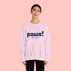 Paws! Cute Graphic Crewneck Sweatshirt — "Most Lovely" Pet Lover Pullover