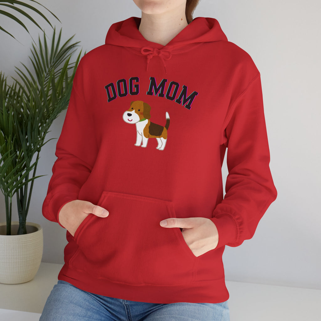 Dog Mom Hoodie — Cute Beagle Graphic Sweatshirt for Pet Lovers