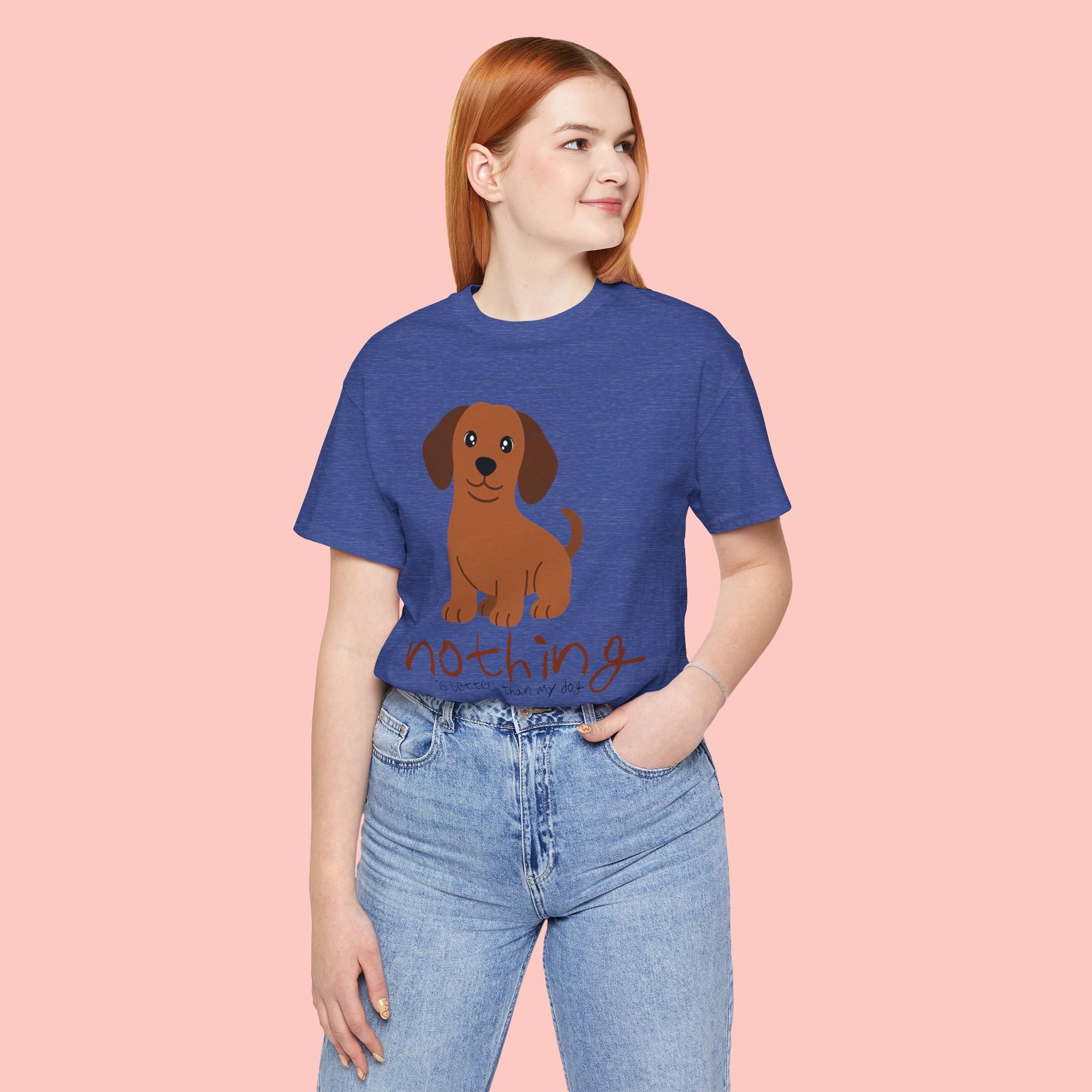 Dachshund Puppy Tee — "Nothing Better Than My Dog" Cute Dog Lover T-Shirt