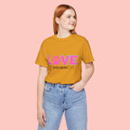 Love Dog Mom T-Shirt — Pink Paw Graphic Tee