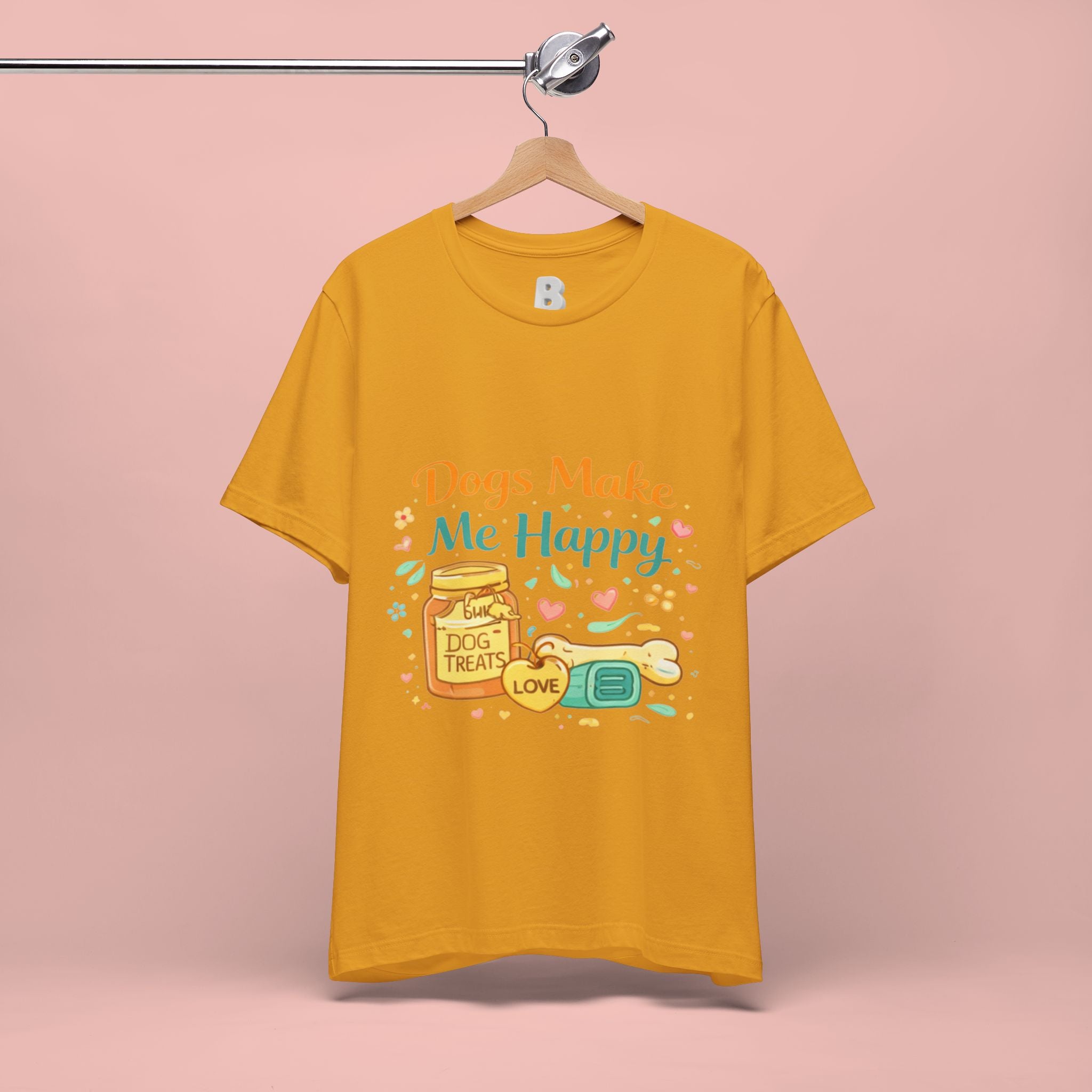 Dogs Make Me Happy T-Shirt