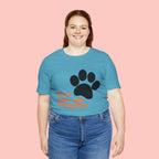 Don’t Mess With A Dog Mom T-Shirt — Paw Print Tee for Dog Lovers