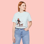 Walk With Your Dog Tee — Cute Dog Walking Graphic T-Shirt