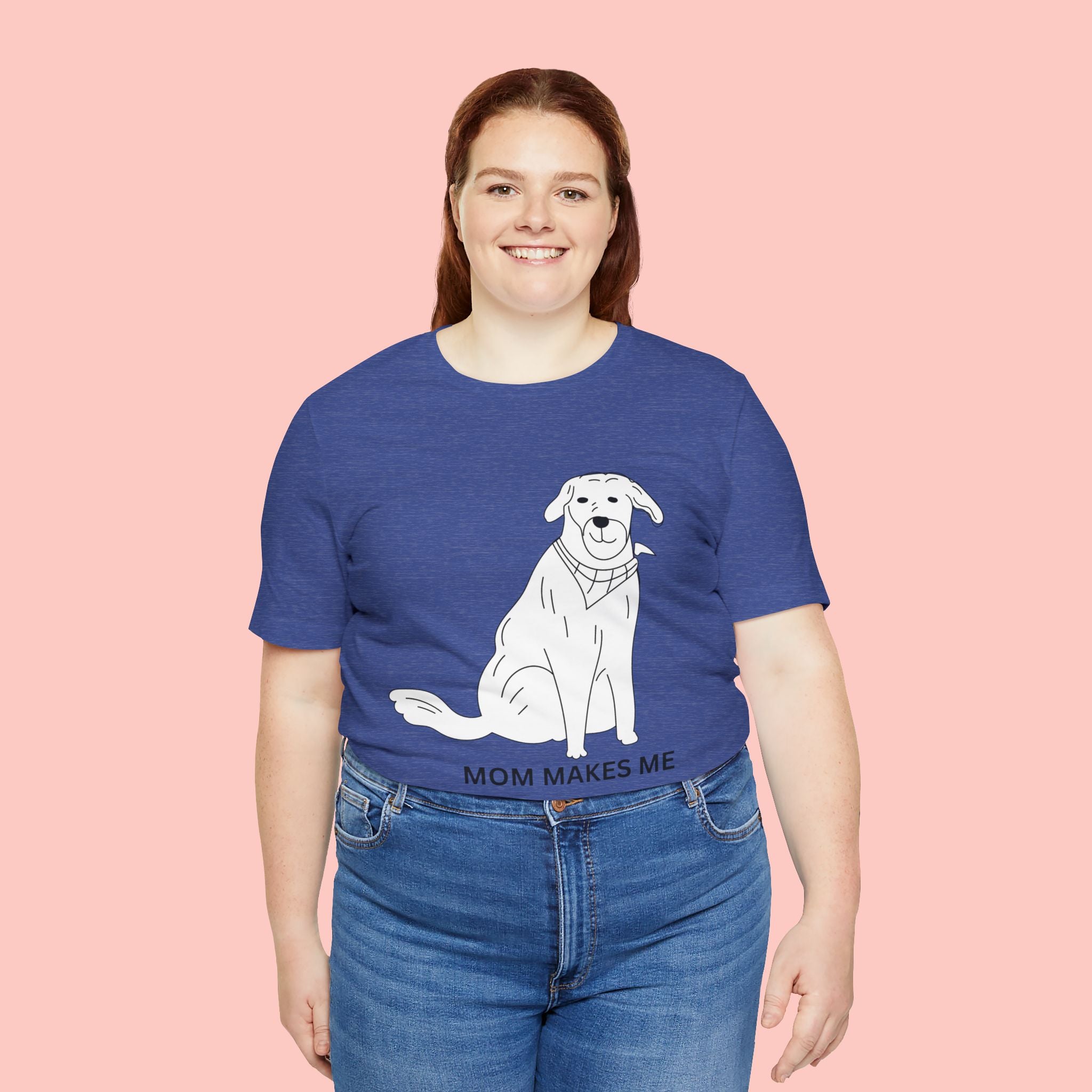 Mom Makes Me Happy Dog T-Shirt