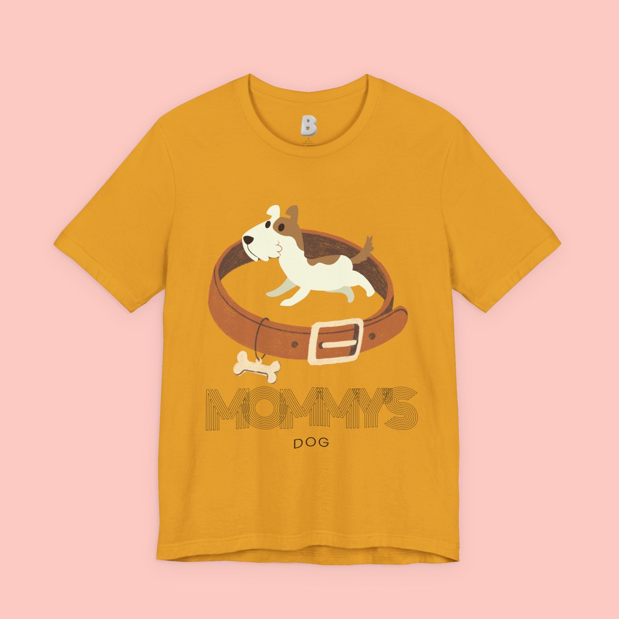 Mommy's Dog T-Shirt – Cute Puppy & Collar Graphic Tee for Dog Moms