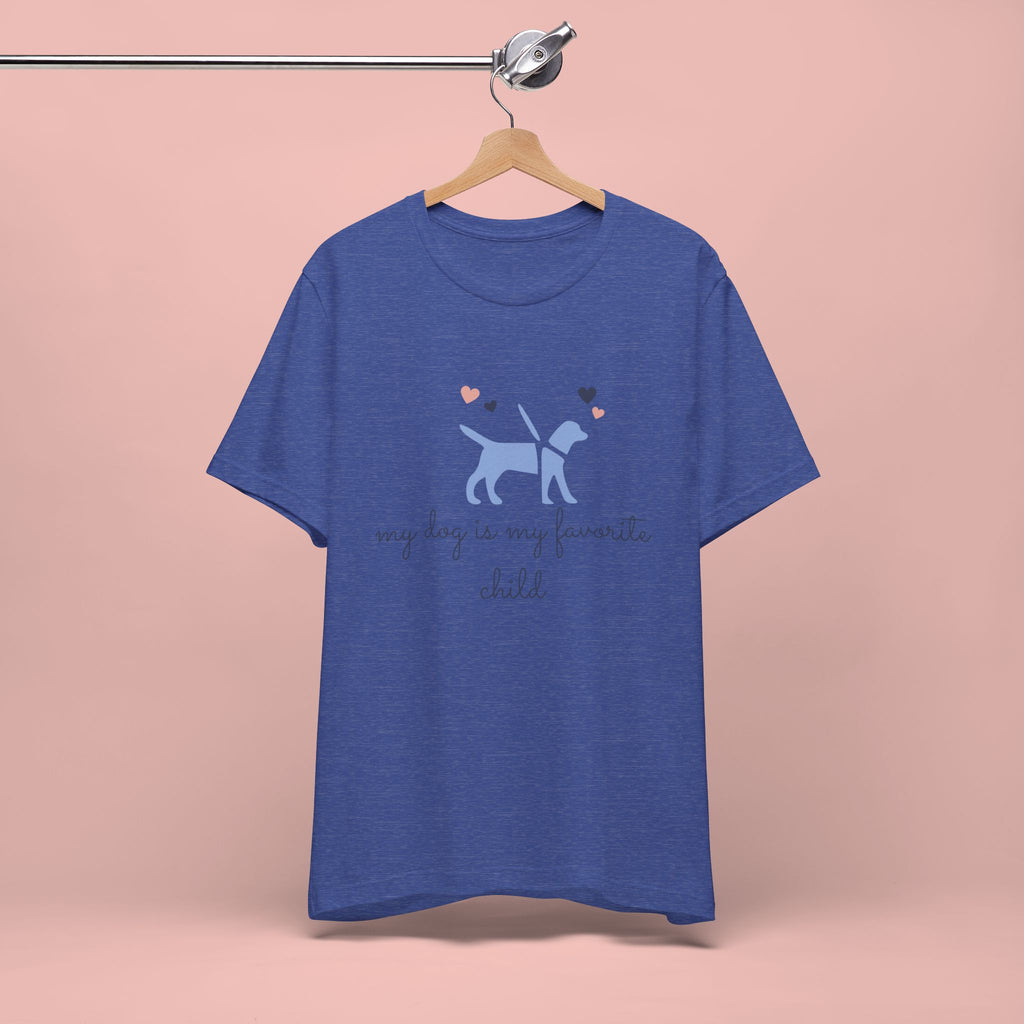 Dog Lover T‑Shirt — "My Dog Is My Favorite Child" Cute Puppy Graphic Tee