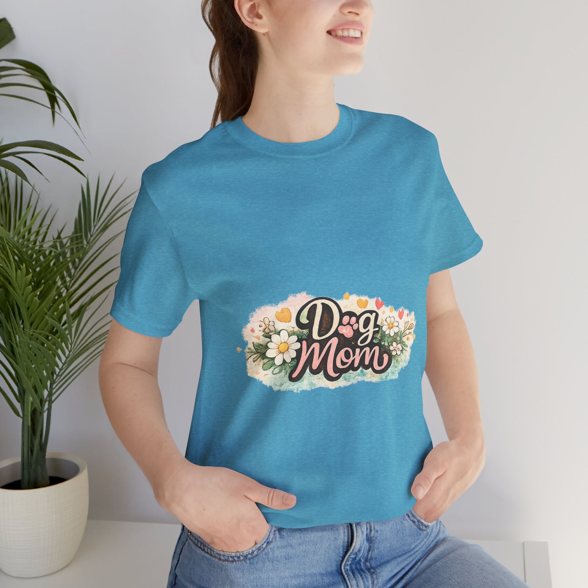 Dog Mom Floral Tee
