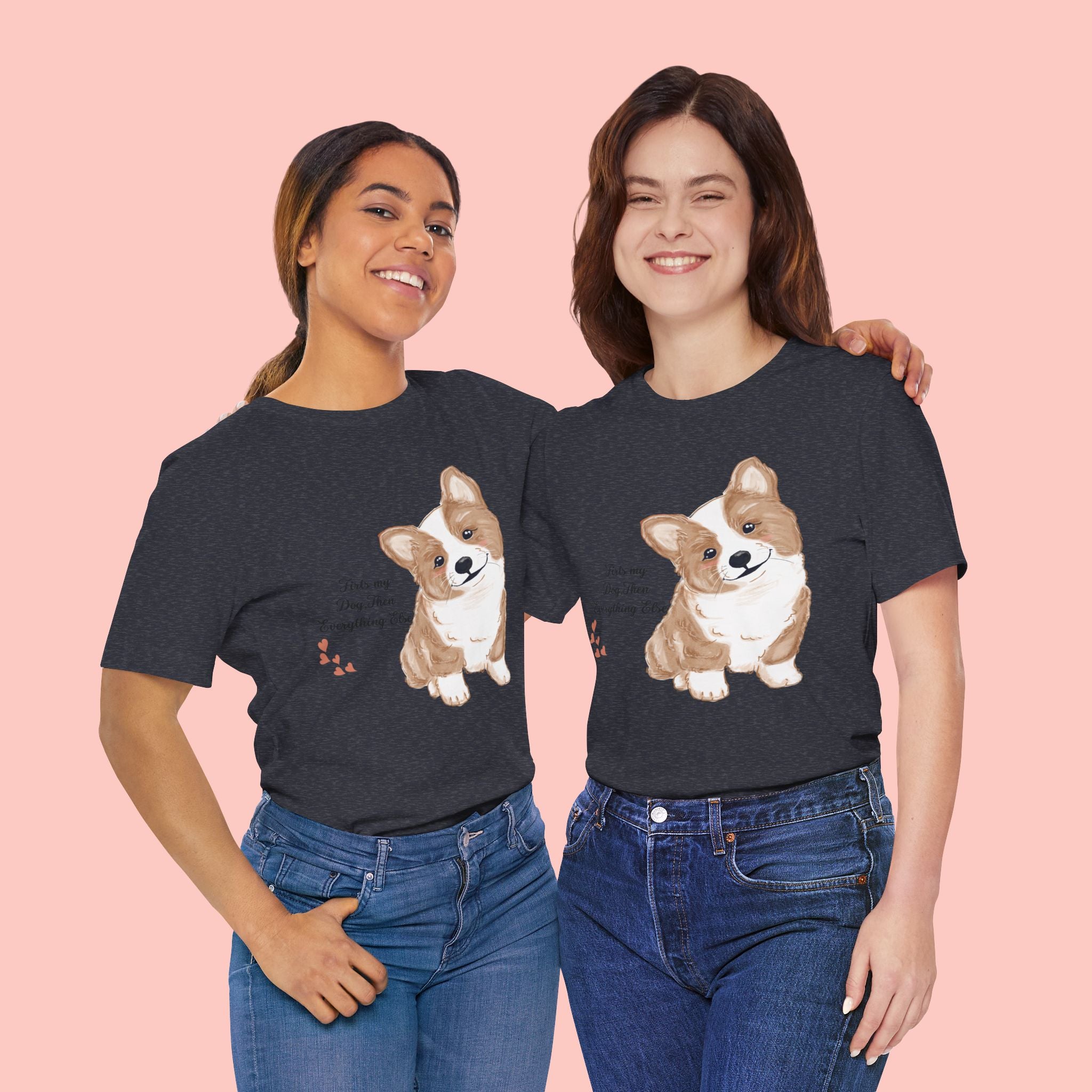 Corgi Love T-Shirt — "This my dog, then everything else" Cute Pet Tee