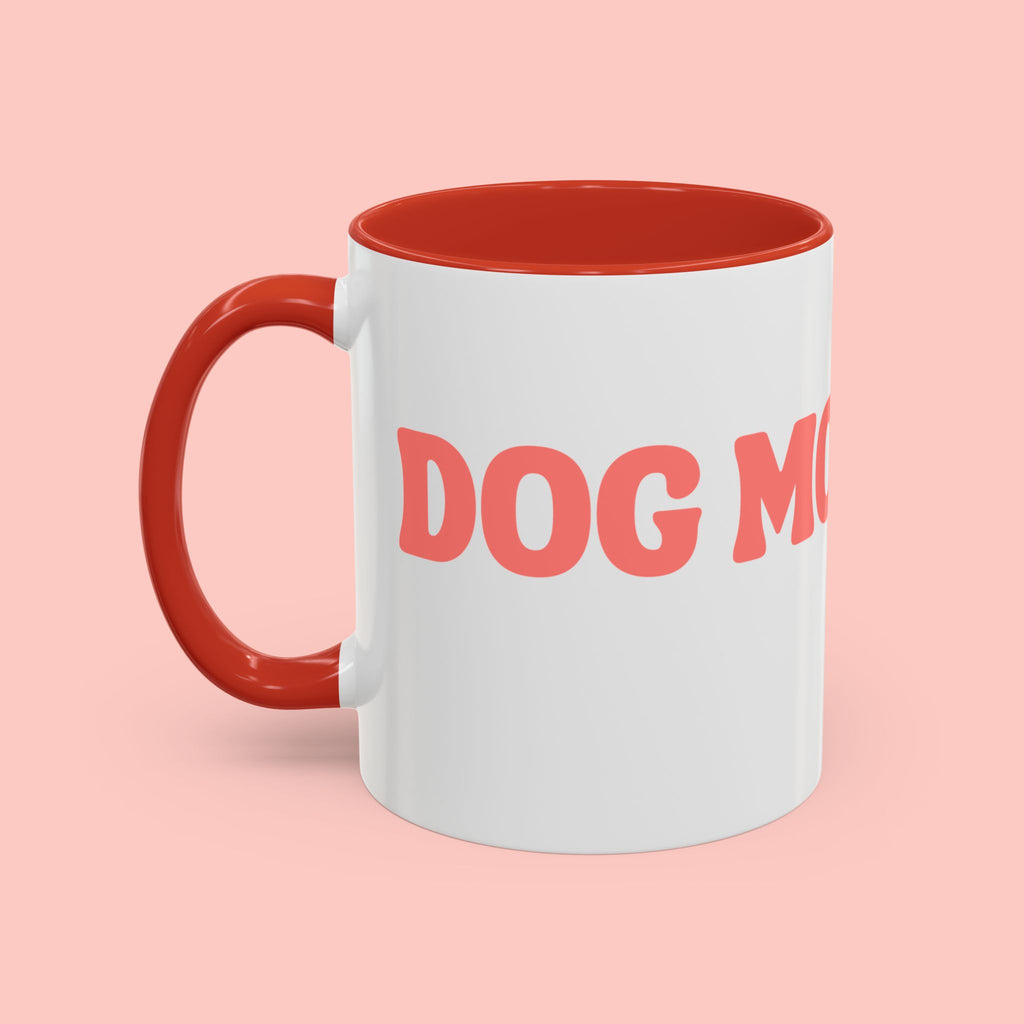 Mom Club Coffee Mug — Cute Paw Print Accent Mug for Dog Moms (11/15 oz)