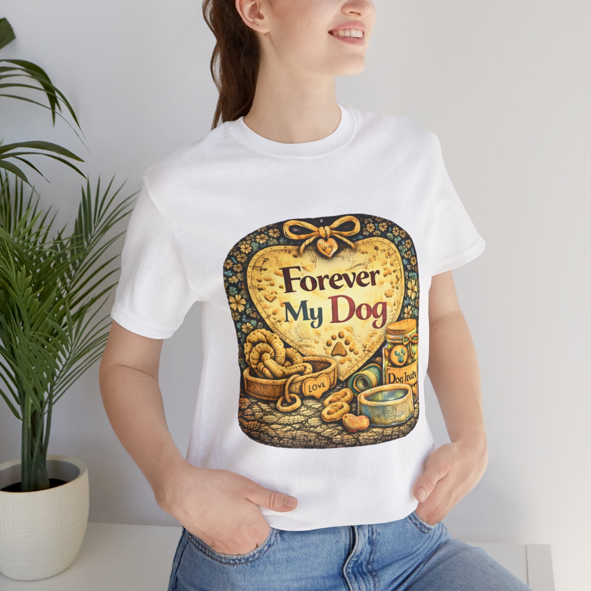 Dog T-Shirt — "Forever My Dog" Vintage Pet Lovers Tee
