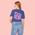 Dog Mom T-Shirt — Retro Pink Graphic Tee for Pet Lovers