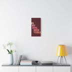 In My Dog Mom Era Matte Canvas Wall Art