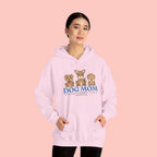 Dog Mom Hoodie — Cute Puppy Trio 'Dog Mom' Graphic Sweatshirt