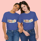 Pet Mom Banner Tee — Cute Paw Print "MOM" Graphic T-Shirt