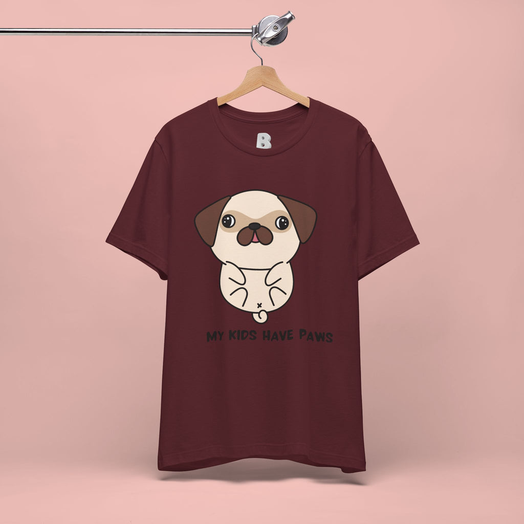 Pug 'My Kids Have Paws' T-Shirt