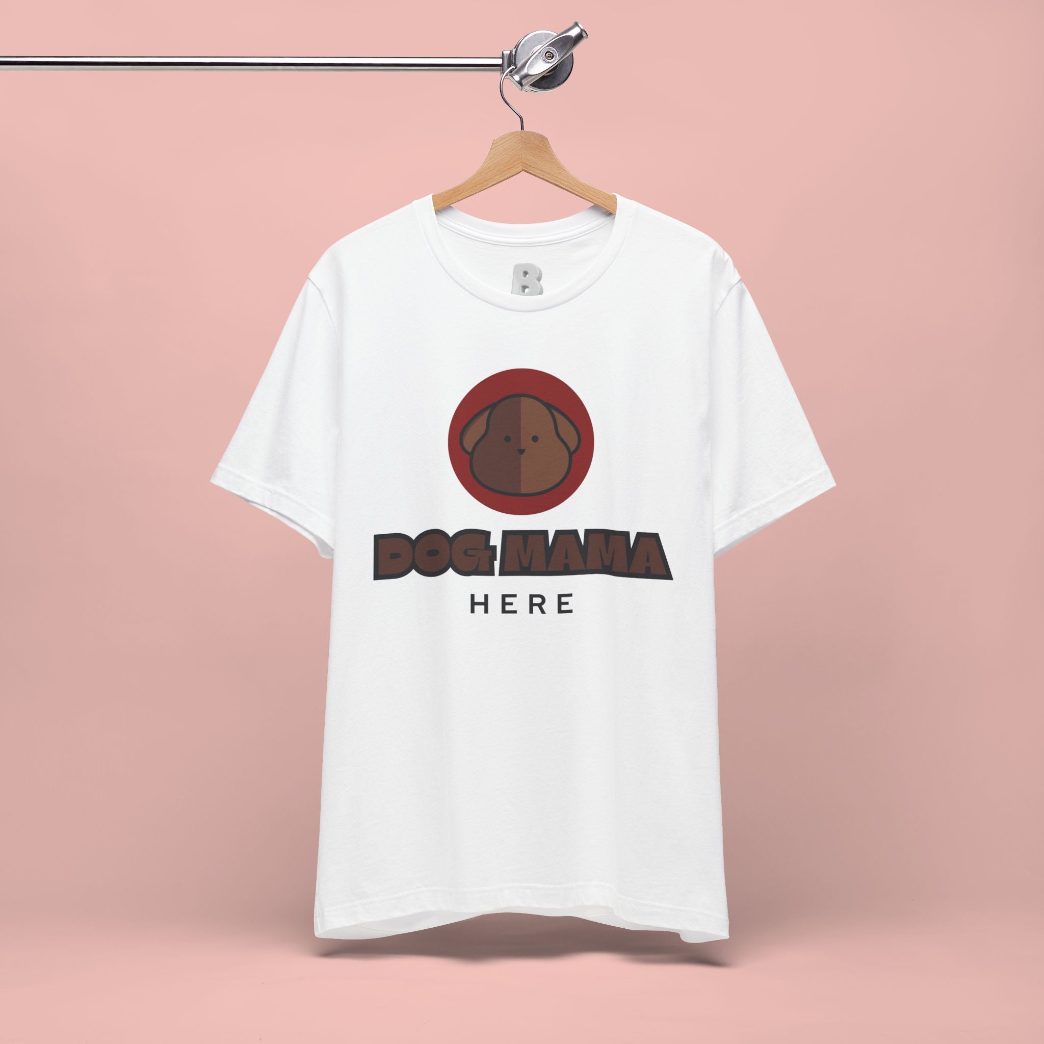 Dog Mama T-Shirt – Cute Brown Pup Graphic Tee