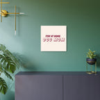 Metal Sign — "Stay At Home Dog Mom" Retro Wall Art for Dog Lovers