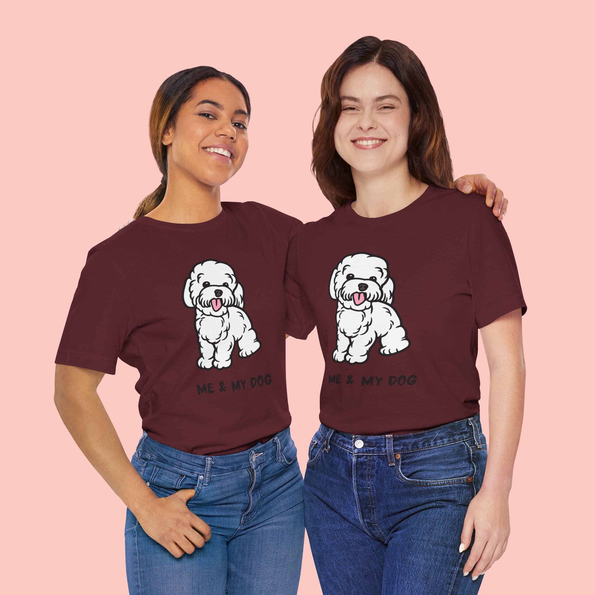 Me & My Dog T-Shirt — Cute Cartoon Puppy Tee for Dog Lovers