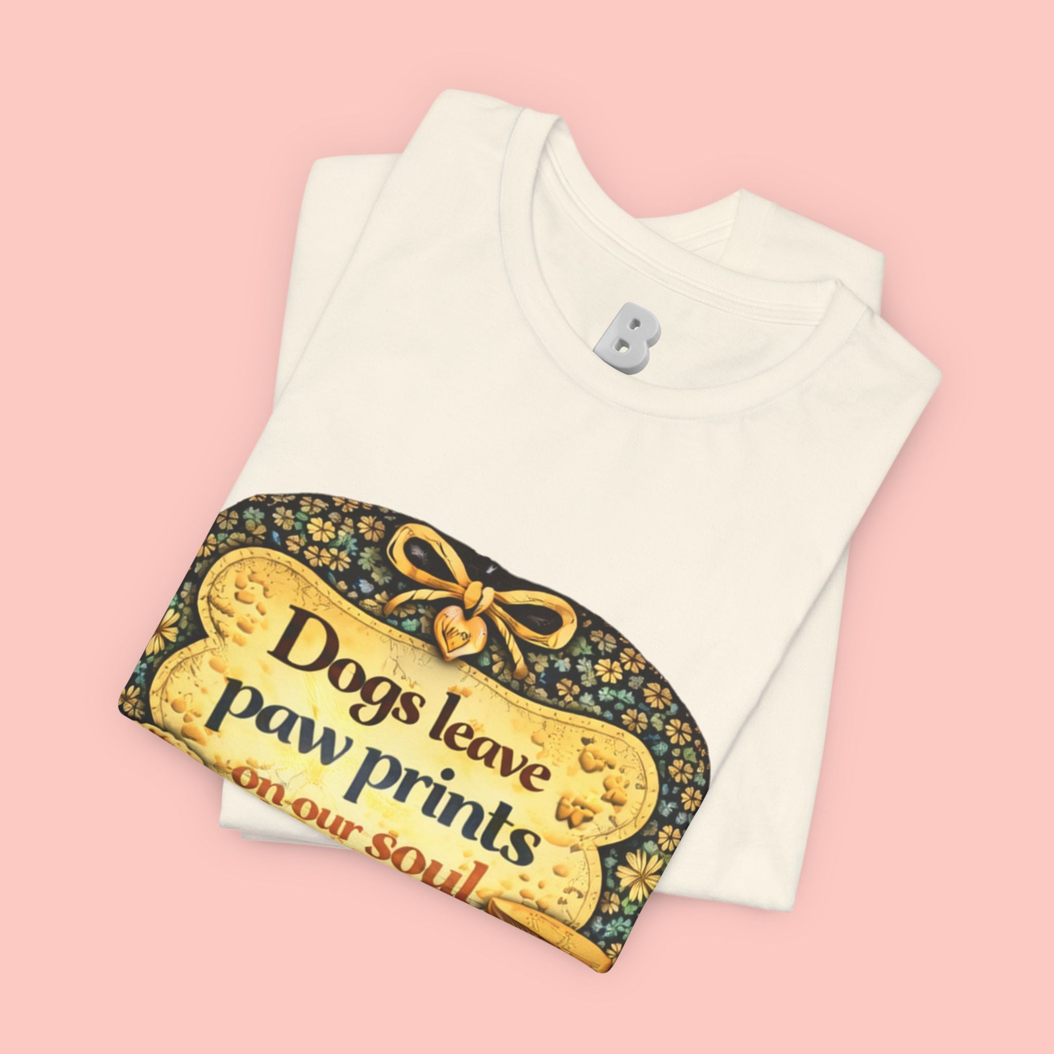 Dogs Leave Paw Prints Tee – Vintage Pet Lover T‑Shirt