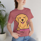 Love Your Dog Tee — Cute Golden Retriever Graphic T-Shirt