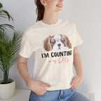 I'm Counting on My Dog T-Shirt — Cute Cavalier Dog Graphic Tee for Dog Lovers