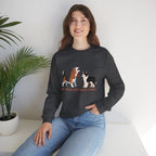 My Dog My Bad Days Sweatshirt – Cute Beagle & Corgi Crewneck for Dog Lovers