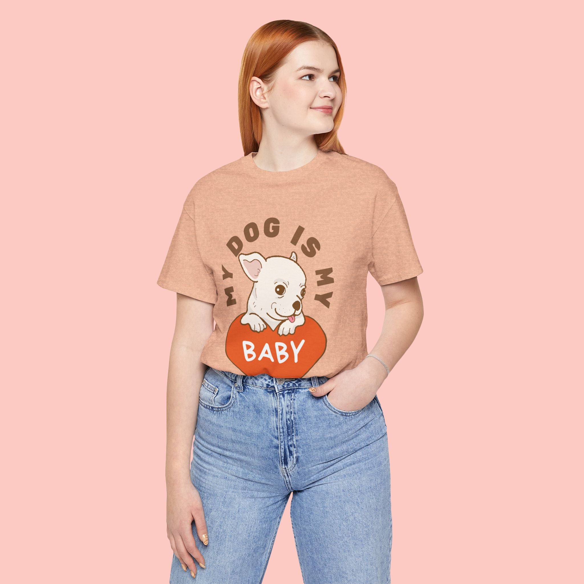 My Dog Is My Baby T-Shirt — Cute Puppy Heart Tee for Dog Lovers
