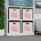 Storage Box — "Dog Mom" Felt Bin (Pet Toy & Accessory Organizer)