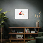 Canvas Wall Art - "Love Your Dog Like Your Baby" Pet Illustration