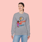 Always Happen Crewneck Sweatshirt – Funny Coffee & Snack Thought Graphic