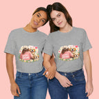 Dog Mom T-Shirt — Cute Floral Puppy Tee for Dog Lovers