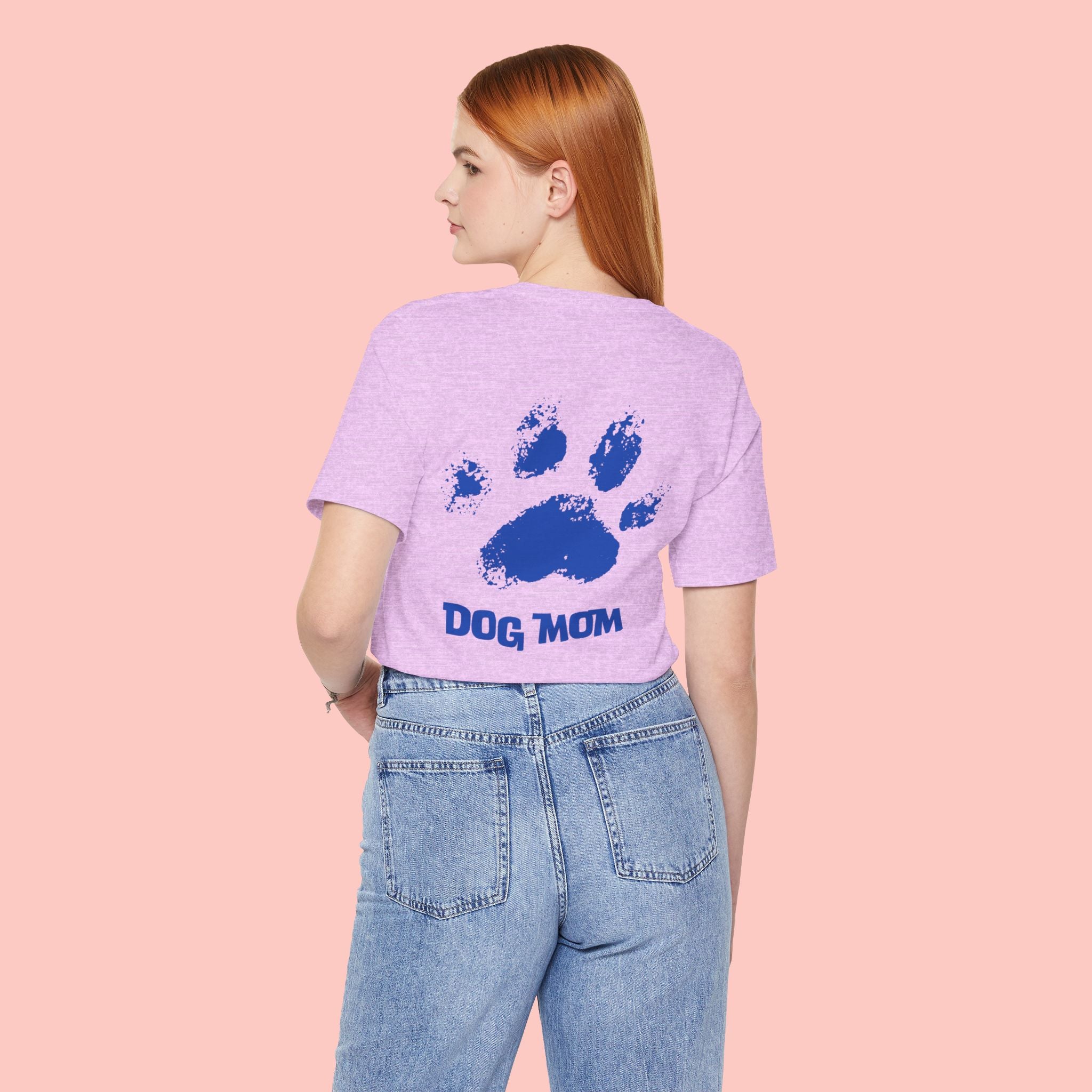 Dog Mom Paw Print T-Shirt